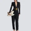 1-button fitted lace jacket 1-button fitted lace jacket