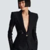 1-button fitted lace jacket 1-button fitted lace jacket