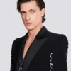 1-button jacket with Constellation embroidery