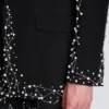 1-button jacket with Constellation embroidery