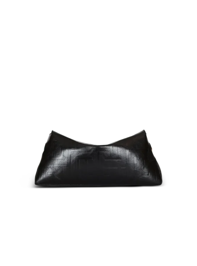 1945 Soft clutch in crinkled calfskin leather