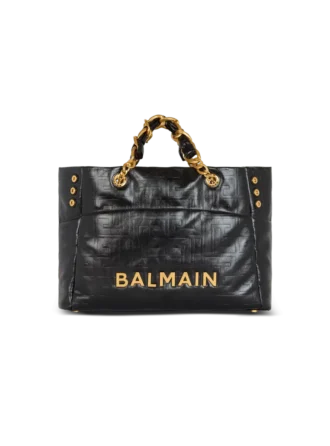 1945 Soft crackled leather tote bag 1945 Soft crackled leather tote bag