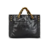 1945 Soft crackled leather tote bag 1945 Soft crackled leather tote bag