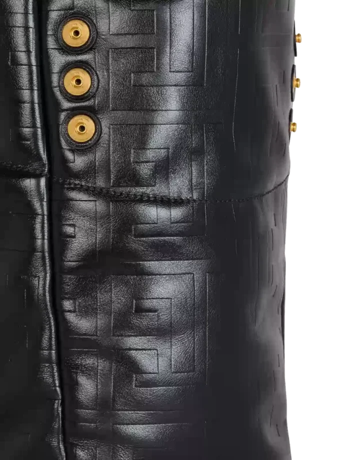 1945 Soft crackled leather tote bag 1945 Soft crackled leather tote bag