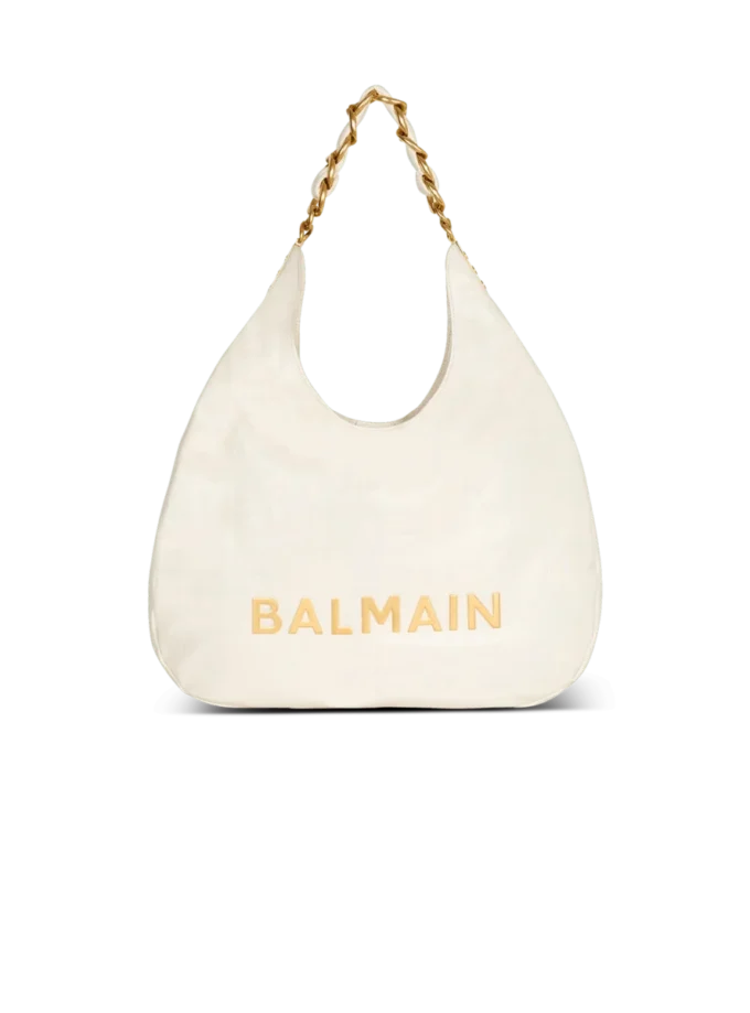 1945 Soft Hobo bag in embossed crinkled calfskin with a PB Labyrinth monogram