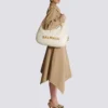 1945 Soft Hobo bag in embossed crinkled calfskin with a PB Labyrinth monogram