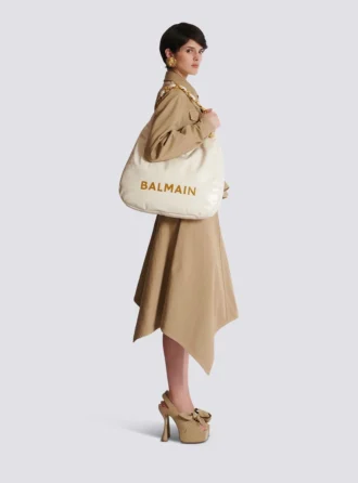 1945 Soft Hobo bag in embossed crinkled calfskin with a PB Labyrinth monogram 1945 Soft Hobo bag in embossed crinkled calfskin with a PB Labyrinth monogram