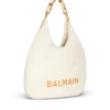1945 Soft Hobo bag in embossed crinkled calfskin with a PB Labyrinth monogram