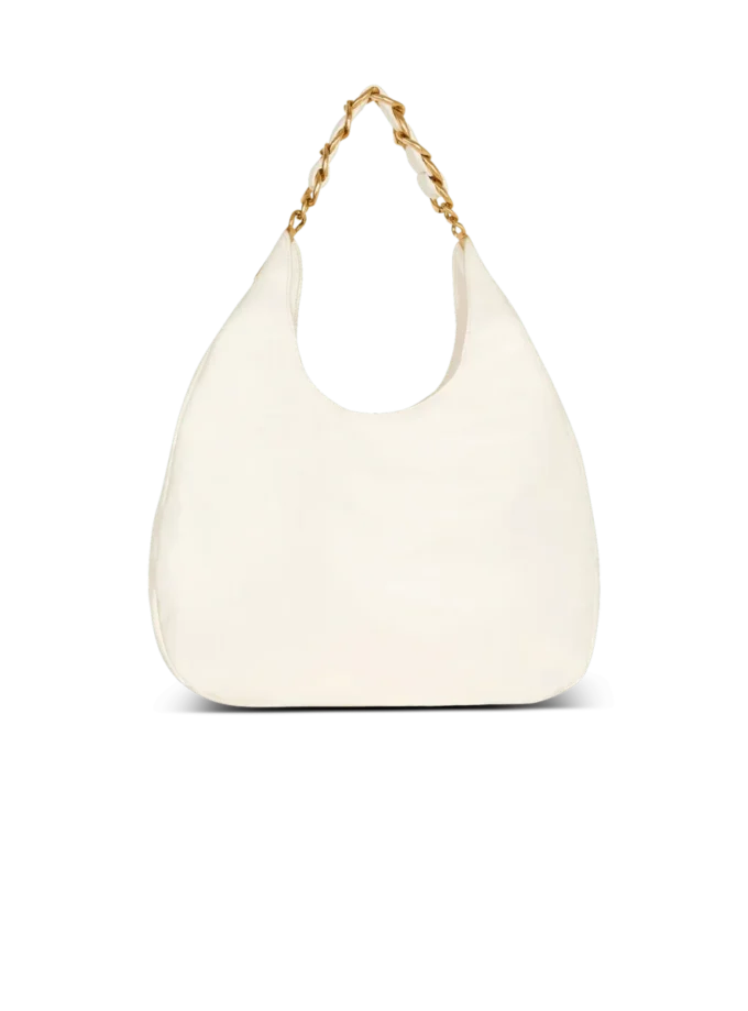 1945 Soft Hobo bag in embossed crinkled calfskin with a PB Labyrinth monogram