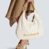 1945 Soft Hobo bag in embossed crinkled calfskin with a PB Labyrinth monogram