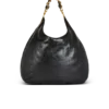 1945 Soft Hobo crinkled leather tote bag with monogram