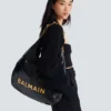 1945 Soft Hobo crinkled leather tote bag with monogram