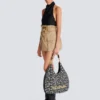 1945 Soft Hobo Large monogrammed jacquard tote bag