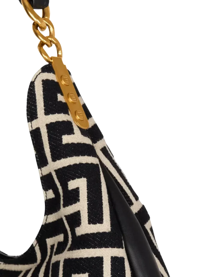 1945 Soft Hobo Large monogrammed jacquard tote bag