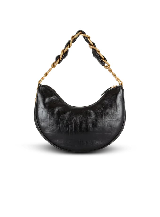 1945 Soft Moon crinkled calfskin leather bag