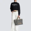 1945 Soft PB-monogrammed jacquard canvas tote bag 1945 Soft PB-monogrammed jacquard canvas tote bag