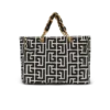 1945 Soft PB-monogrammed jacquard canvas tote bag 1945 Soft PB-monogrammed jacquard canvas tote bag