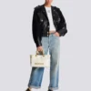1945 Soft Small crinkled leather tote bag 1945 Soft Small crinkled leather tote bag