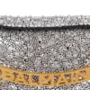 1945 Soft suede and rhinestone clutch