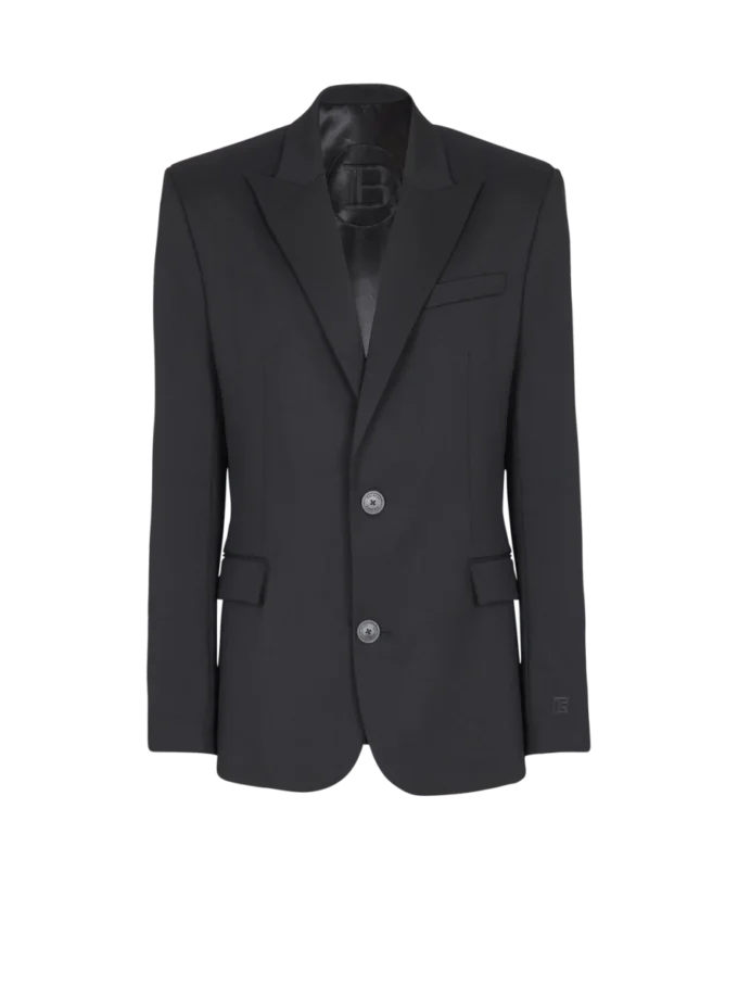 2-buttons wool jacket
