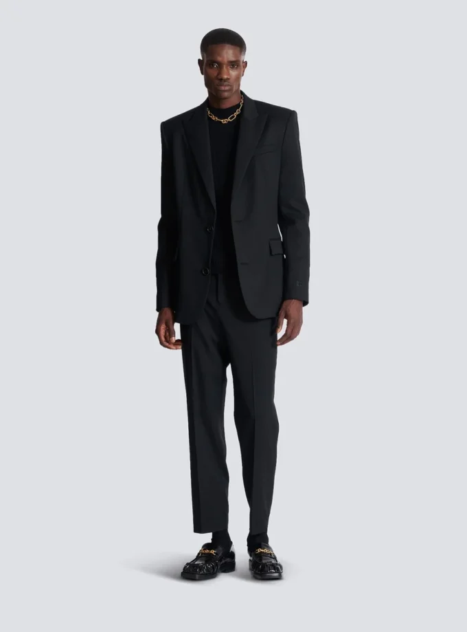 2-buttons wool jacket