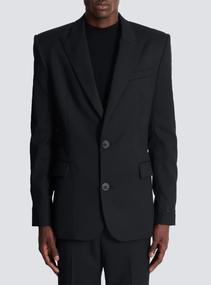2-buttons wool jacket