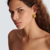 3D PB hoop earrings