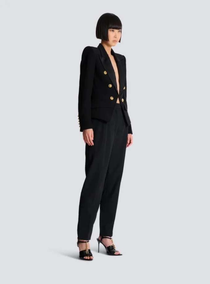 6-button jacket in jacquard 6-button jacket in jacquard