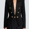 6-button jacket in jacquard 6-button jacket in jacquard