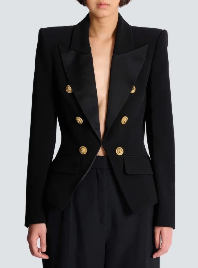6-button jacket in jacquard 6-button jacket in jacquard