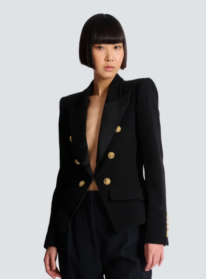6-button jacket in jacquard 6-button jacket in jacquard