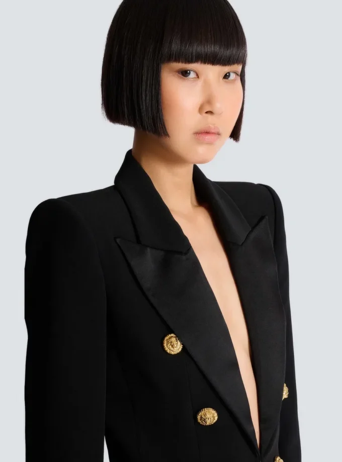 6-button jacket in jacquard 6-button jacket in jacquard