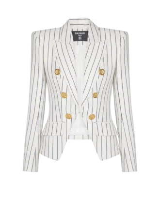 6-button pinstripe jacket