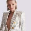 6-button pinstripe jacket 6-button pinstripe jacket