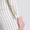 6-button pinstripe jacket 6-button pinstripe jacket