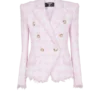 6-buttons houndstooth tweed fitted jacket 6-buttons houndstooth tweed fitted jacket