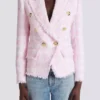 6-buttons houndstooth tweed fitted jacket 6-buttons houndstooth tweed fitted jacket