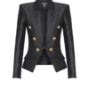 6-buttons jacket in crocodile jacquard 6-buttons jacket in crocodile jacquard