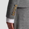6-buttons jacket in Prince of Wales jacquard