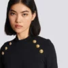 6-buttons jersey T-shirt