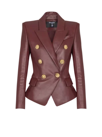 6-buttons lambskin jacket