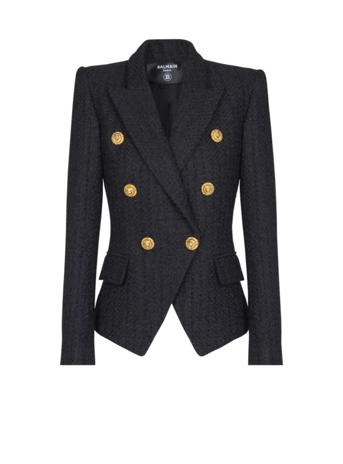 6-buttons tweed jacket 6-buttons tweed jacket