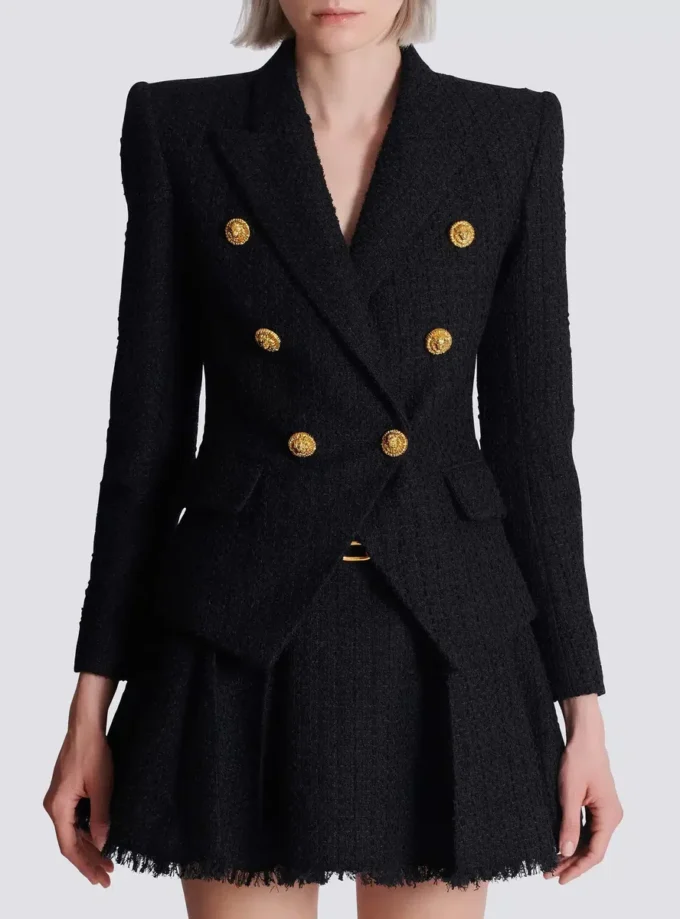 6-buttons tweed jacket 6-buttons tweed jacket