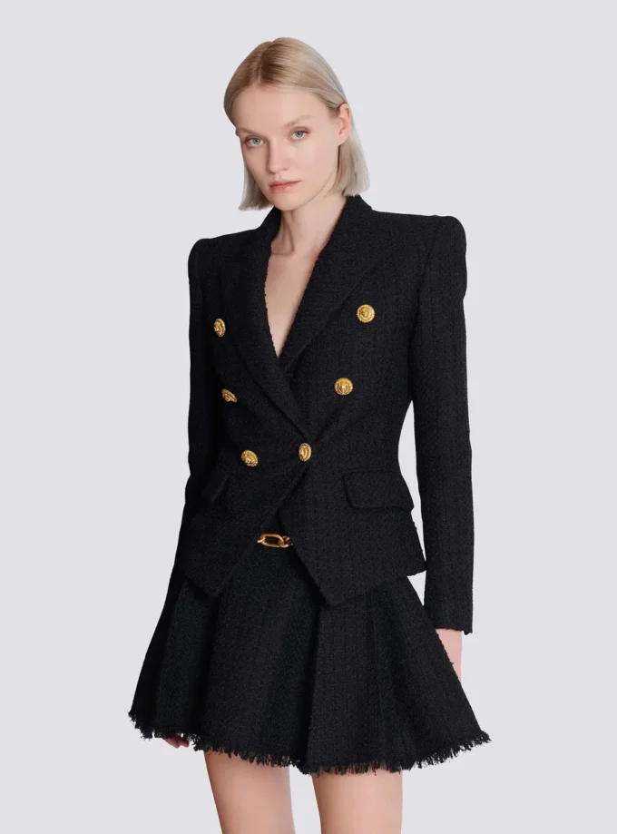 6-buttons tweed jacket 6-buttons tweed jacket
