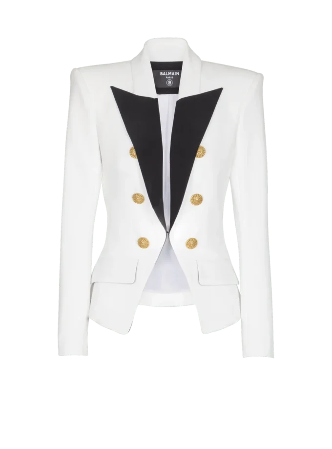 6-buttons two-tone jacket 6-buttons two-tone jacket