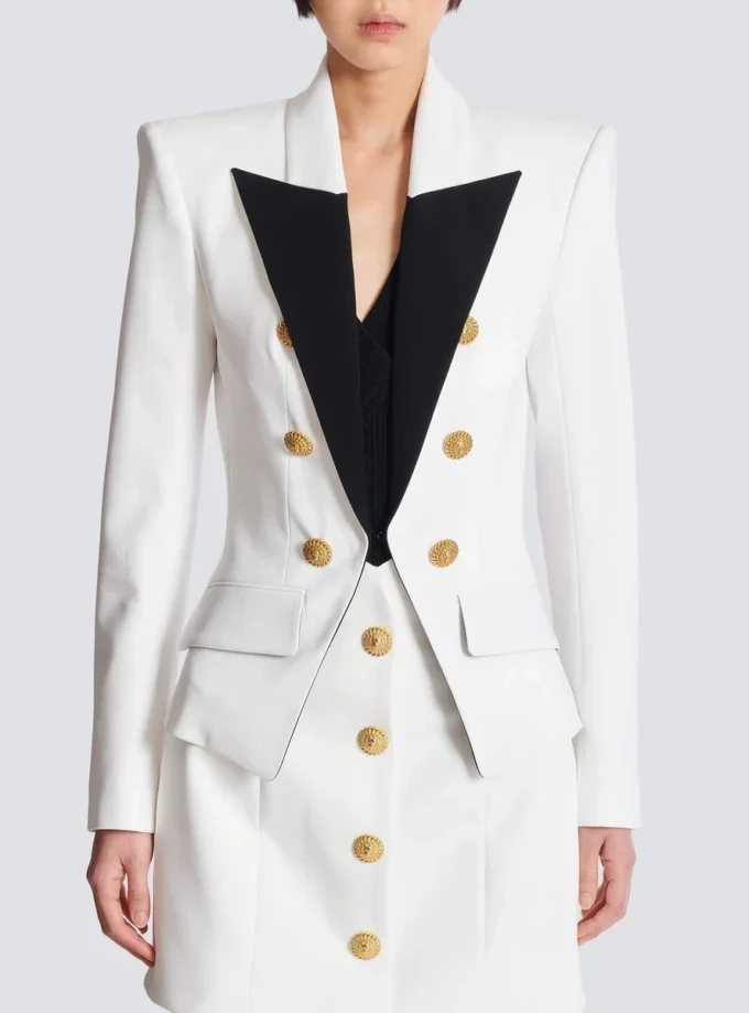 6-buttons two-tone jacket 6-buttons two-tone jacket