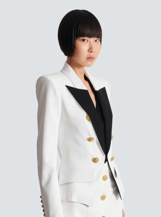 6-buttons two-tone jacket 6-buttons two-tone jacket