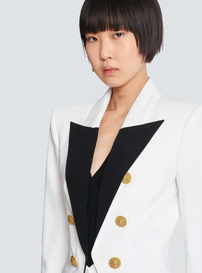 6-buttons two-tone jacket 6-buttons two-tone jacket