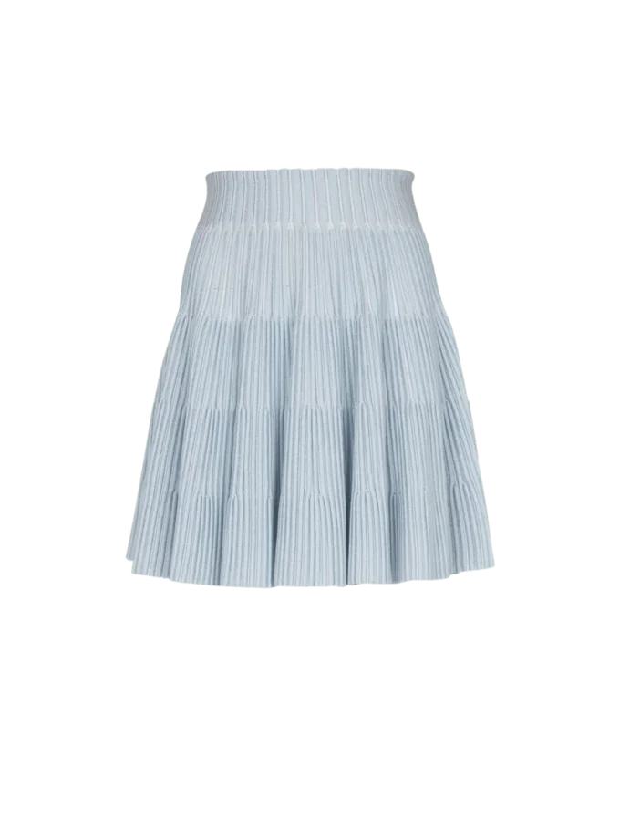 A-line textured knit skirt A-line textured knit skirt