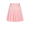 A-line textured knit skirt